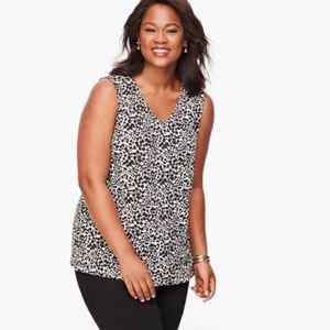 NWOT Talbots Sleeveless Striped Tank.